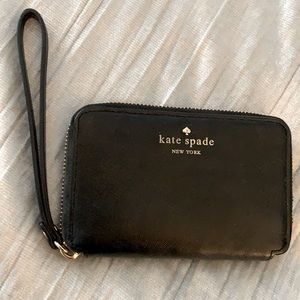 Black Kate Spade Wristlet